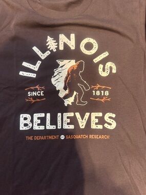 Believe Sasquatch Graphic Tee - Brown
